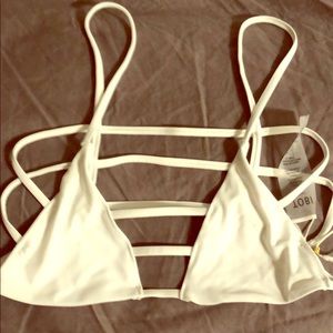 White bikini top